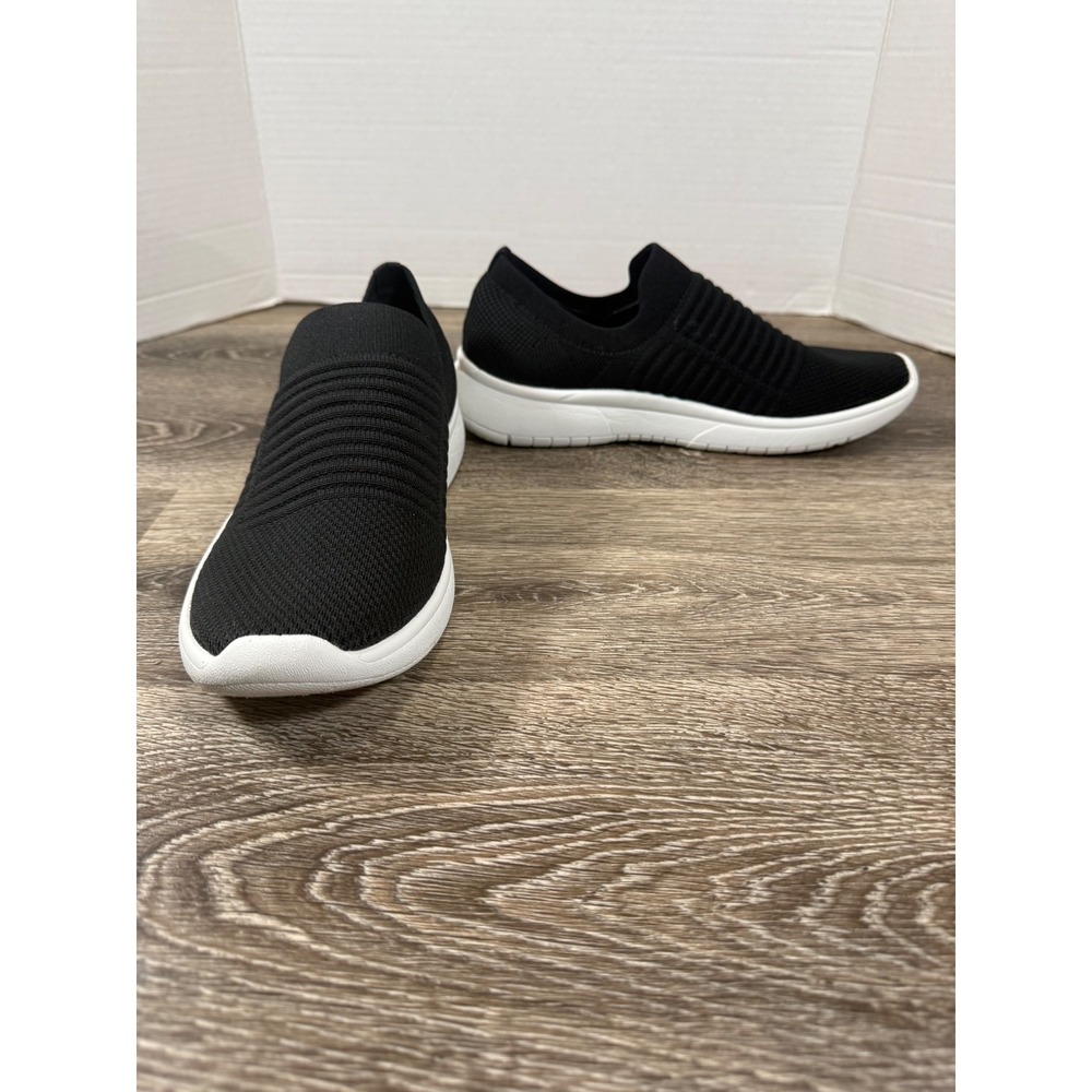 Blondo Karen Waterproof Black Knit Slip On Sneakers Women's 8M Athletic Shoes - Picture 2 of 8